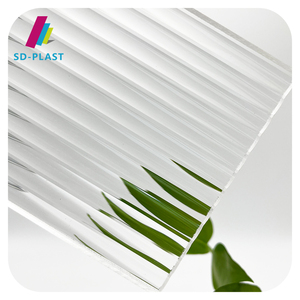 SUN-DECOR Hoja acrílica de 4mm en relieve transparente de alta transparencia Hoja acrílica fundida para corte por láser - Product Image 4
