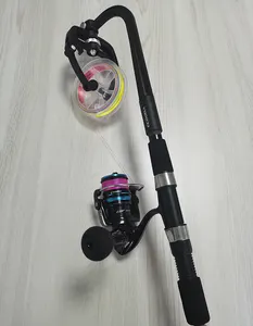 Ecooda carretel de pesca giratório ou baitcast, linha de pesca, enrolador bonito