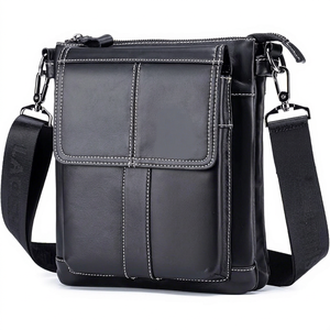 Premium Genuine Leather Multiway <b>Laptop</b> And Crossbody <b>Bag</b> With Adjustable Shoulder Strap For Office Travel And Daily Use - Product Image 1