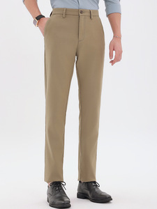 Nouveau printemps pantalons décontractés jambe droite à la mode et polyvalent haut <span class=keywords><strong>de</strong></span> gamme <span class=keywords><strong>classique</strong></span> affaires drapé pantalons pour hommes - Product Image 2