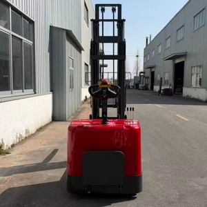 Gerbeur électrique sans chariot JG CQD-15-20 <span class=keywords><strong>de</strong></span> 2 tonnes avec batterie au plomb-acide et déplaceur latéral hydraulique, chariot élévateur à conducteur debout - Product Image 6