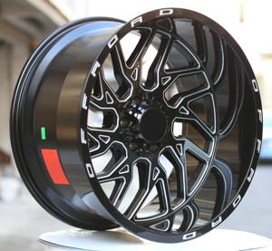 Jantes tout-terrain 20*9 20*10 5x5 5x5.5 6x5 6x5.5 pour Toyota Nissan pour camions GM Sierra Silverado Bronco SUV - Product Image 3