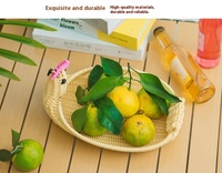 Handgemaakte gevlochten fruitmand met zwanendesign, dienblad voor tafeldecoratie, snackpresentatie, decoratieve mand voor thuis, nieuwigheidsartikel.