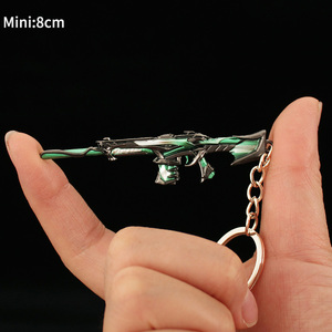 Porte-clés en métal Valorant Fusil Jeux informatiques Jouets Modèle de pistolet Pendentif Accessoires <span class=keywords><strong>Reaver</strong></span> Vandel Valorant - Product Image 3