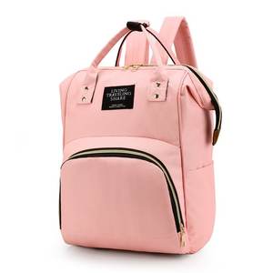 Tas Ransel Bayi Grosir Travel Nylon Outdoor Anti Air Kapasitas Besar Fashion Wanita Tas Popok Ibu untuk Ibu-ibu - Product Image 6