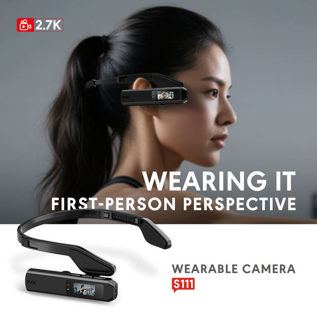 S111 1080P High Definition Head Mounted Sports Action Camera with 110 Wide Angle WiFi Connection 0.96" Screen MicroSD