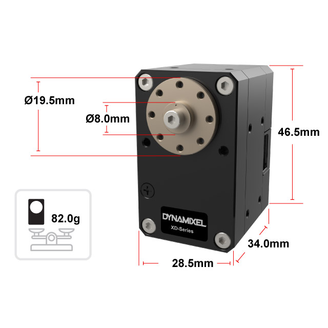 ROBOTIS XM430-W350-R Robot Actuator Brushless Commutation ROBOTIS XM430-W350-R Robot Actuator Brushless Commutation