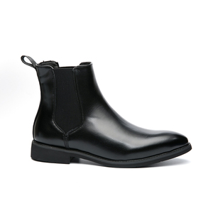 Bottes de Travail pour Hommes en Cuir PU de Haute Qualité à <span class=keywords><strong>Prix</strong></span> Abordable - Product Image 2