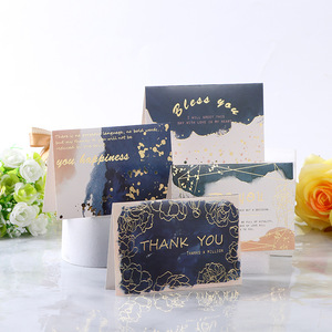 Juego de Tarjetas de Felicitación Creativas con Lámina Dorada de Lujo y Tarjetas de Agradecimiento Plegables de Alta Calidad - Product Image 2
