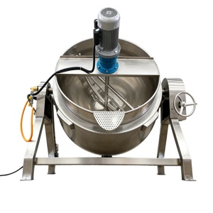 Industrial 100-500L Electric Steam Jacketed Tilting Cooking Pot for Sauce and Jam Making - Product Image 2