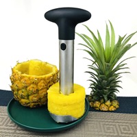 Vente directe usine : Populaire Extracteur de noyau d'ananas manuel en acier inoxydable, Éplucheur, Coupe-noyau et Séparateur de fruits