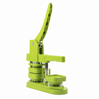 50*50mm 2*2 pouces vert carré Photo réfrigérateur aimant faisant le Kit de Machine avec 100 ensembles aimant matériaux bouton faisant la Machine