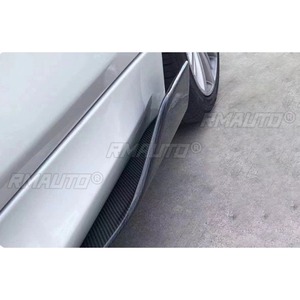 Real Carbon Fiber Look Car Side Skirt Spoiler Guard <b>Splitter</b> Universal For All Models Body Kit Car Accessories - Product Image 3