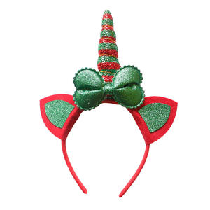 Zhuoou noël bandeau rêve licorne mignon épingle <span class=keywords><strong>à</strong></span> cheveux bandeau fille coiffure transfrontalière européenne américaine bébé cheveux - Product Image 5