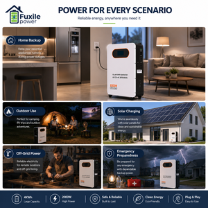 Generatore di Energia <span class=keywords><strong>Solare</strong></span> Tutto-in-Uno 2000W 4kWh |   Stazione di Alimentazione Portatile LiFePO4 con <span class=keywords><strong>Ricarica</strong></span> <span class=keywords><strong>Solare</strong></span> Rapida e Funzione UPS per Casa - Product Image 4