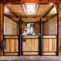 Luxuriöser Europäischer Standard Tragbarer Pferdestall 12ft/3,6m 3,5m 3m Mobile Pferdeställe für Pferdepflege