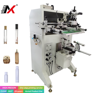 MK nhựa thủy tinh mỹ phẩm Nước hoa chăm sóc da chai bán tự động cong bề mặt hình trụ máy in màn hình - Product Image 1