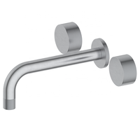 Robinet de lavabo de salle de bain monotrou en laiton brossé moderne, norme australienne