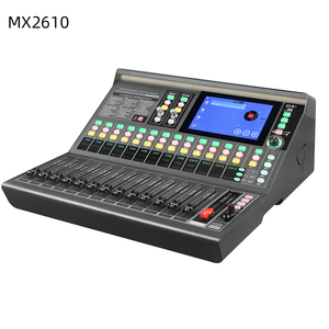 Consola de Mixagem de Áudio Digital MX2610 com 26 Canais e 20 Entradas de Microfone, Dual FX, Tela Touchscreen de 7 Polegadas, WiFi, Gravação USB para Sistema PA - Product Image 1