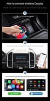 Adaptateur sans fil 2-en-1 CarPlay et Android Auto pour systèmes câblés d'origine, Plug & Play, faible latence
