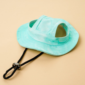 Chapeau de soleil pour chat, couleur unie, en polyester, design mignon, pour une utilisation en extérieur en toutes saisons - Product Image 3