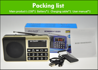 LCJ L-238 USB micro carte mini fm radio récepteur