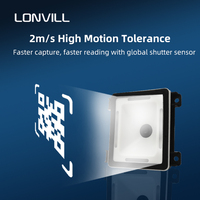 LONVILL TTL USB RS232 RS485 Wiegand-Schnittstelle Ultra-Slim Barcode-Modul Mini Automatischer Code-Scanner Arduino