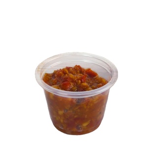 1oz 2oz 3oz Disposable small plastic container sauce cup jello shot cups with lid