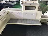 Yacht de pêche en aluminium Gospel Manufacture de 7,5 m/25 pieds avec cabine entièrement fermée et moteur