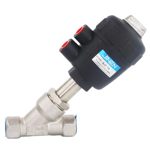 Vanne d'angle JIN en acier inoxydable 316L DN15 25, raccord femelle pour entrée d'air, type coupant - Product Image 4