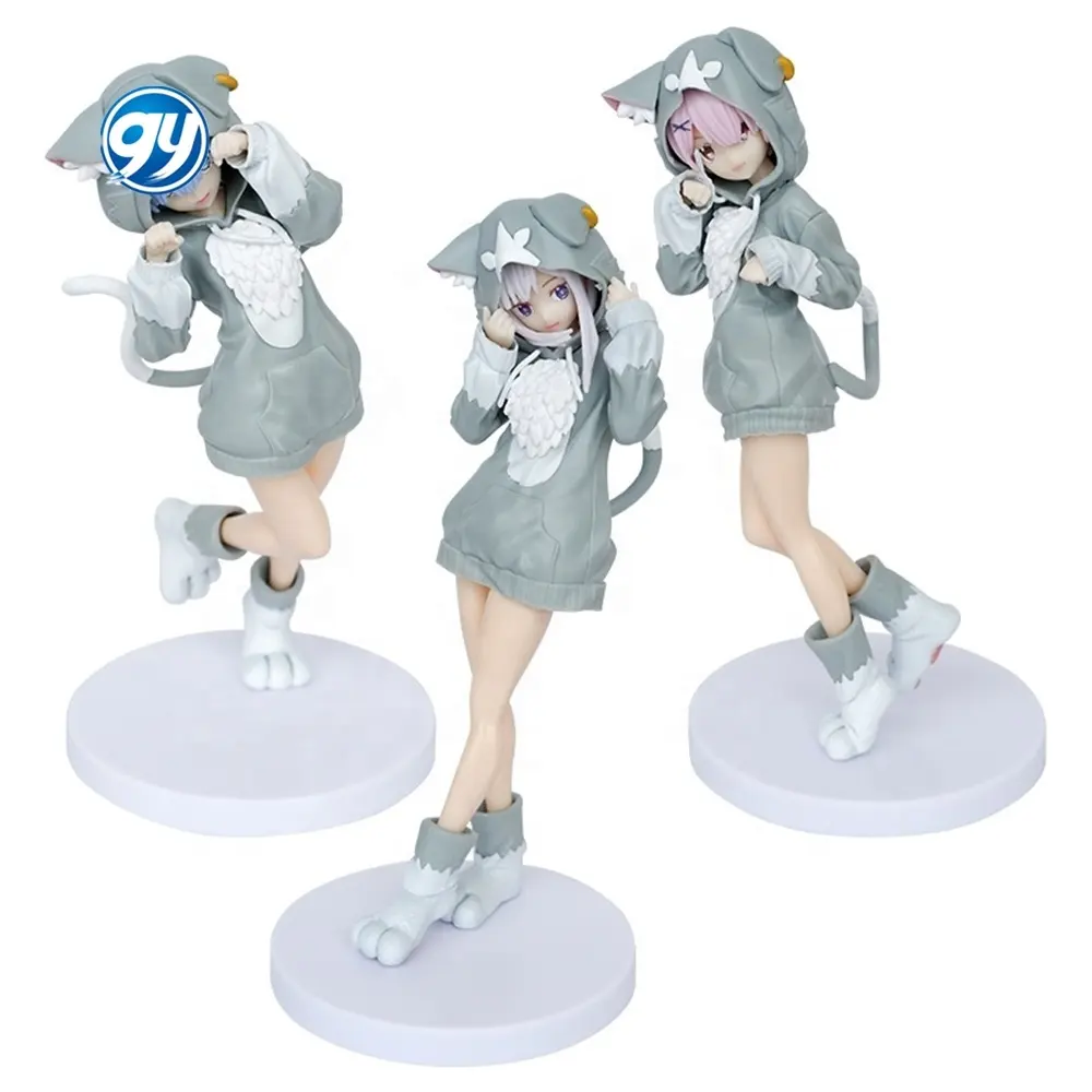 GY 19.5CM Figuras de Anime Re Life in a Different World from Zero rem figure PVC Action Figure Collection