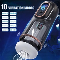 Penispumpe Freihändiger Masturbator Männlicher Stimulator Taschenmuschi Männerspielzeug Sexmaschine 3D Realistische Strukturierte Hülle Erwachsenen-Sexspielzeuge