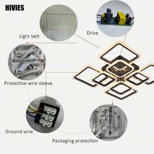 ไฟ LED เพดานบางเฉียบติดผนังอะคริลิกรูปทรงกลมทันสมัยสำหรับห้องนั่งเล่น โฮมออฟฟิศ แสงสว่างภายในอาคาร - Product Image 4