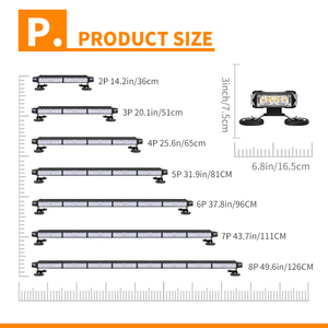 50W đến 170W xe cảnh báo <span class=keywords><strong>led</strong></span> thanh ánh sáng từ trên mái nhà nhấp nháy ánh sáng nhấp nháy thanh ánh sáng khẩn cấp cho xe tải - Product Image 6