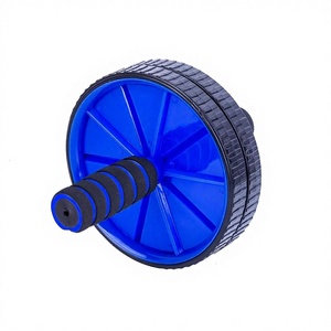 Rodillera Desmontable <span class=keywords><strong>para</strong></span> Rueda Abdominal de Doble Rueda con Asas de Agarre <span class=keywords><strong>para</strong></span> Ejercicios <span class=keywords><strong>Abdominales</strong></span>, Gimnasio, <span class=keywords><strong>Principiantes</strong></span>, Reduce Grasa Abdominal - Product Image 1