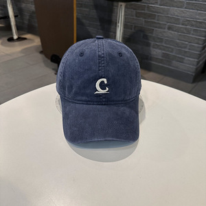 Cappellino da Baseball OEM ODM alla Moda con Lettera C e Patch Sottostante, Cappello Parasole con Visiera Curva Lavata per Coppie Giovani, Stile Streetwear - Product Image 4
