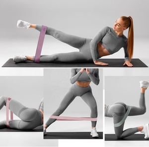 Bandas de Resistencia para Glúteos de Tela Antideslizante para Hacer Ejercicio, Bandas Elásticas de Ejercicio, Banda de Entrenamiento para Mujeres y Hombres, Fitness, Gimnasio en Casa - Product Image 5