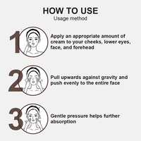 Crème hydratante anti-âge avancée pour le visage avec acide hyaluronique et niacinamide, réduit les rides et raffermit la peau, hydratante et régénérante