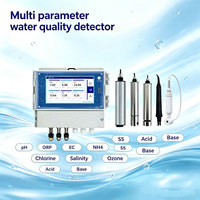 Analyseur de qualité de l'eau multi-paramètres industriel en ligne : DCO, azote ammoniacal, chlore résiduel, ozone, turbidité, oxygène dissous