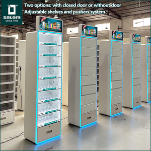 Espositore da Terra per Tabacco Satom USA America, Mobile Scaffale e Vetrina per Sigarette per Tabaccheria e Minimarket - Product Image 6