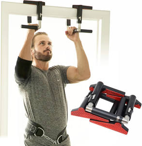 Wellshow Sport Push <span class=keywords><strong>Up</strong></span> Bar-Marco de puerta de barra extraíble para trabajar desde el hogar Fitness-Marco de puerta ajustable Tiradores de barra extraíble - Product Image 5