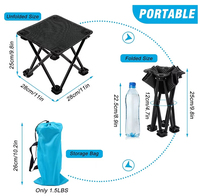 Haute qualité Mini sac à dos pliable chaise de Camp extérieur adulte Portable tabouret Pop up Camping tabouret
