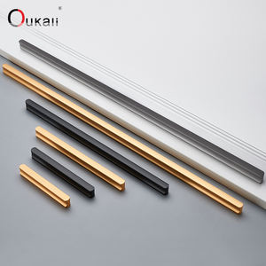 Puxadores de cozinha móveis alças armário de cozinha alça maçaneta da porta do armário de alumínio - Product Image 2