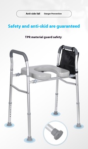 High Quality Comfortable Anti-Slip Aluminum <strong>Shower</strong> <strong>Chair</strong> for Elderly Modern Design DIN Standard Bath Stool for Bathroom - Product Image 6