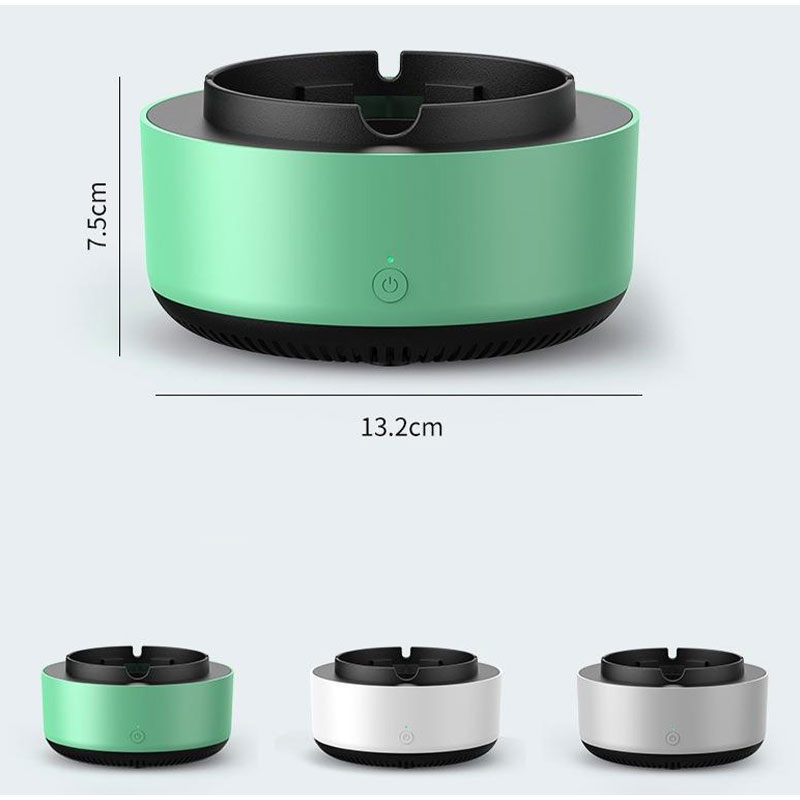 Multi-Purpose Ashtray with Air Purifier Features Ashtray Air Purifier for Home Portable Smokeless Air Purifier Ashtray