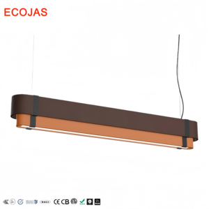 ECOJAS lampu gantung akustik, lampu penyerap suara LED hemat energi untuk ruang baca sekolah - Product Image 5
