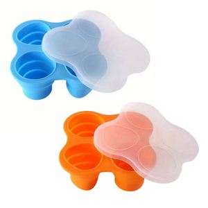 Boîte de rangement pliable en silicone au design classique avec couvercle, empilable et pliable pour l'organisation de la maison, de la cuisine et du placard - Product Image 1