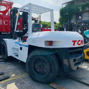 Montacargas Comercial TCM FD100 Usado de 10 Toneladas, Diésel, con Neumáticos, Mástil de Dos Etapas, Capacidad Todoterreno, Tracción Delantera, Disponible en Shanghái - Product Image 2