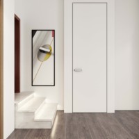 Dévoiler les secrets des portes intérieures invisibles en bois massif avec charnières dissimulées discrètes pour chambre à coucher et foyer