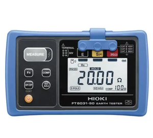 HIOKI FT6031-50 เครื่องทดสอบความต้านทานดินดิจิตอล 2 ขั้ว/3 ขั้ว ช่วงการวัด 0-2000 ความแม่นยำ 1.5% รับประกัน 1 ปี ญี่ปุ่น - Product Image 1